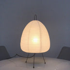 Japanese Style Rice Paper Desk Lamp for Home Decor, E27 Bedroom & Study Room Lighting