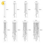 Crystal Ball Chandelier: Long Adjustable Staircase Pendant Light perfect for Home & Restaurant