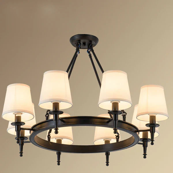 Retro Iron Pendant Lamp Classic Design Lighting Fixture