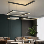 Nordic Designer Aluminum LED Chandelier for Living Room Dining Table by Afralia™