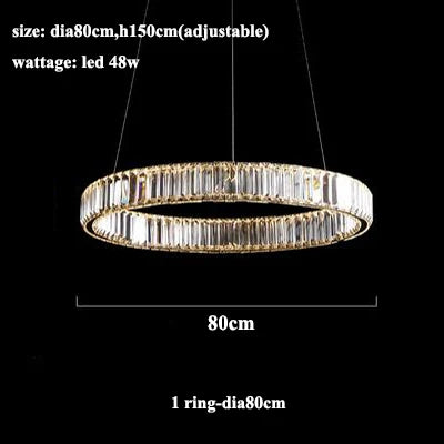 Luxury Crystal Chandeliers: Dimmable LED Steel Lighting for Villa Staircase & Foyer