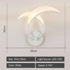 LED Wall Sconce Light Acrylic Lamp for Bedroom Corridor Chandelier Style