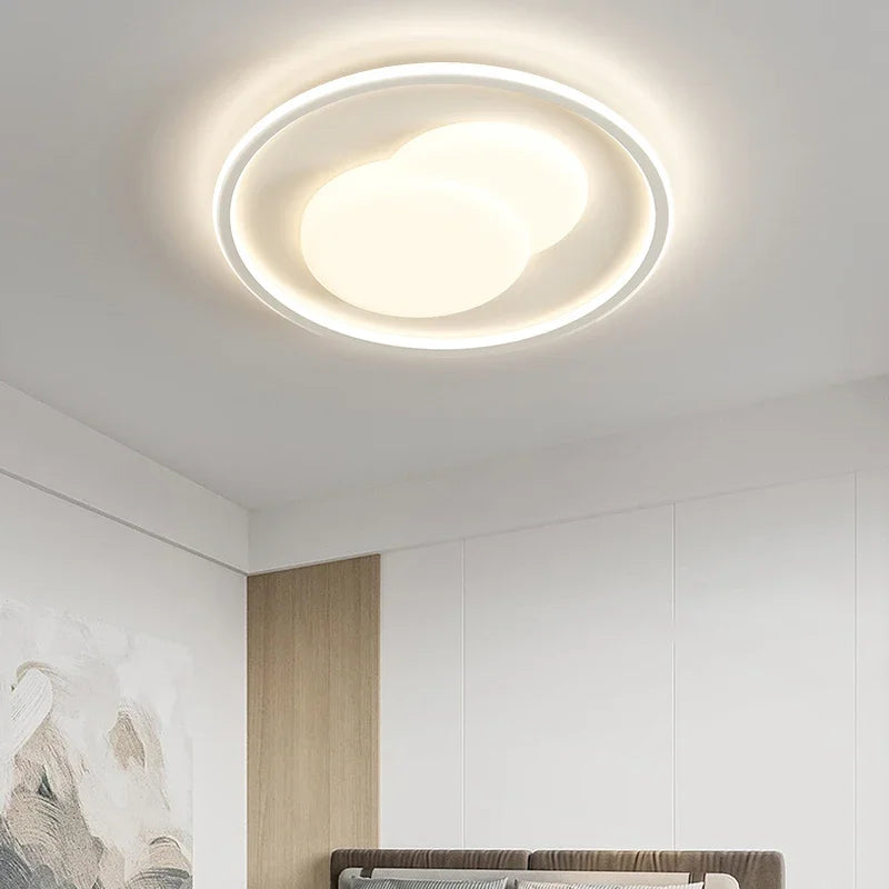 Nordic Minimalism Smart LED Ceiling Light for Modern Home Decor