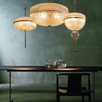 Retro Glass Can Pendant Lights: Modern Kitchen & Living Room Hanging Lamps
