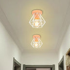 Vintage Industrial Wood Ceiling Lights Retro Loft Plafonniers for Home Decor