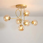 Magic Bean Glass LED Chandelier - Nordic Modern Minimalist Luxury Ceiling Lamps
