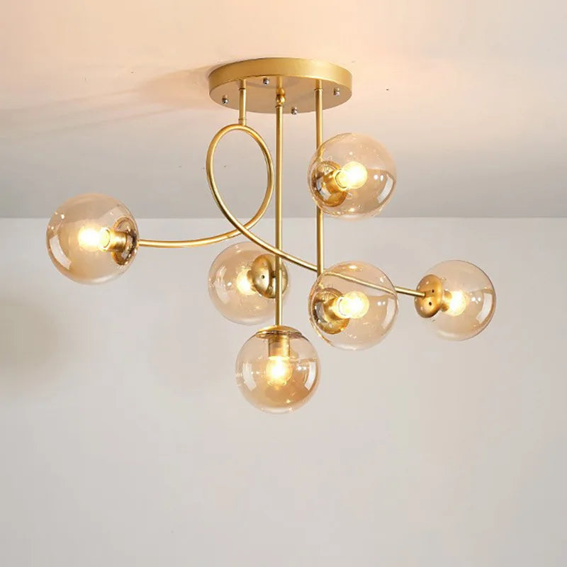 Magic Bean Glass LED Chandelier - Nordic Modern Minimalist Luxury Ceiling Lamps