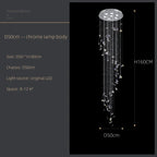 Butterfly Crystal Chandelier for High Ceilings & Staircases