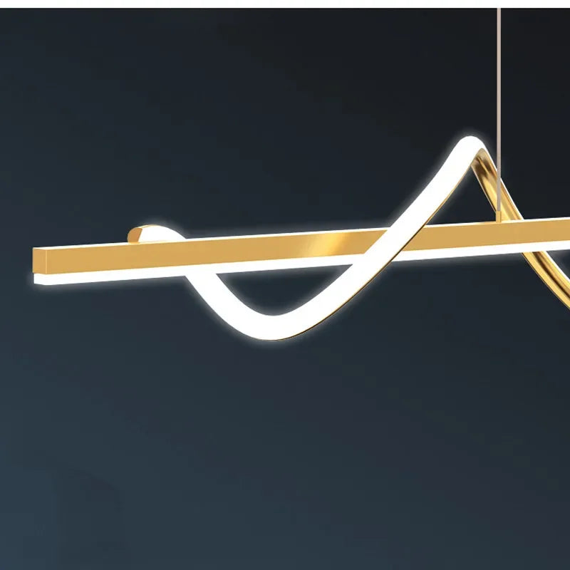 Minimalist LED Pendant Lamp Dimmable Chandelier for Home Decor Lighting