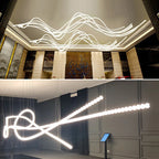 Pearl Necklace Chandelier: Modern Luxury Pendant Light for Living Room, Staircase, Foyer