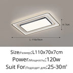 LED Ceiling Light with Remote Dimming for Modern Nordic Home Decor