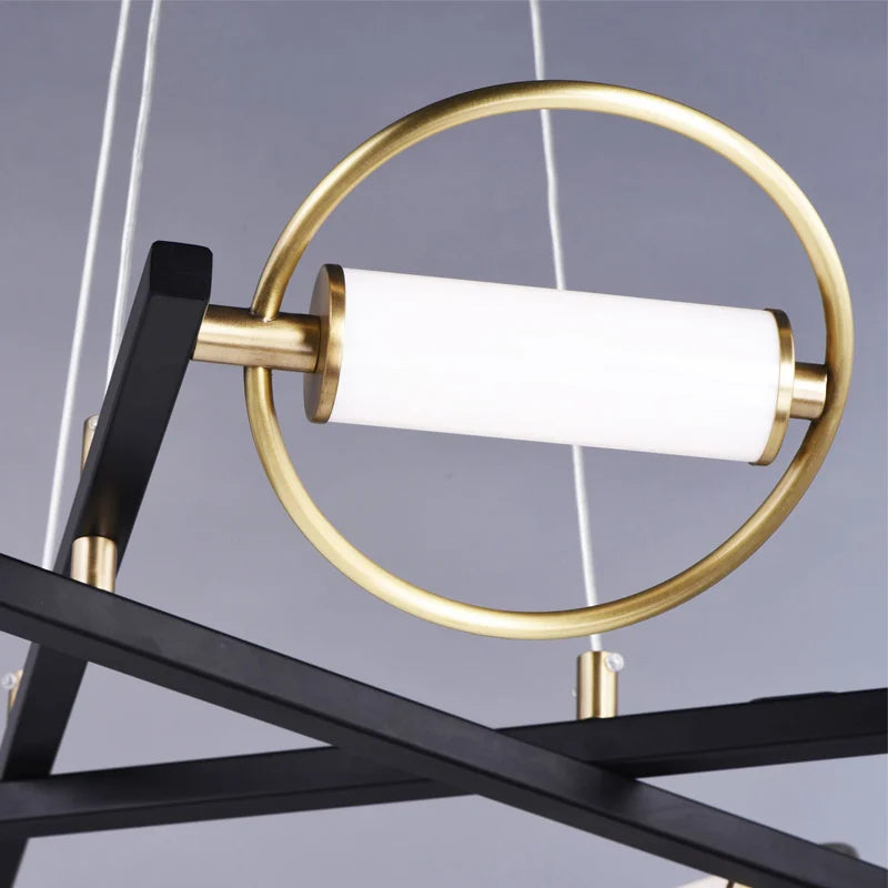 Circular Ring LED Ceiling Chandelier for Home Decor & Lighting Fixtures