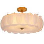 Stylish Glass Ceiling Chandelier for Modern Living Room and Bedroom Lighting