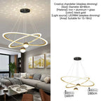 Modern Nordic Indoor LED Starry Sky Ceiling Chandelier