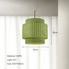 Cream Wind LED Chandelier: Nordic Minimalist Wabi Sabi Style for Dining Room, Bedroom & Bar