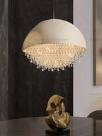 Young Luxury Crystal Chandelier Light for Living Room and Lobby
