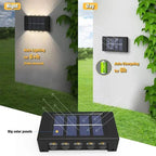 Solar Wall Lamp: Outdoor Waterproof Up/Down Lighting for Garden, Street, Landscape, Balcony