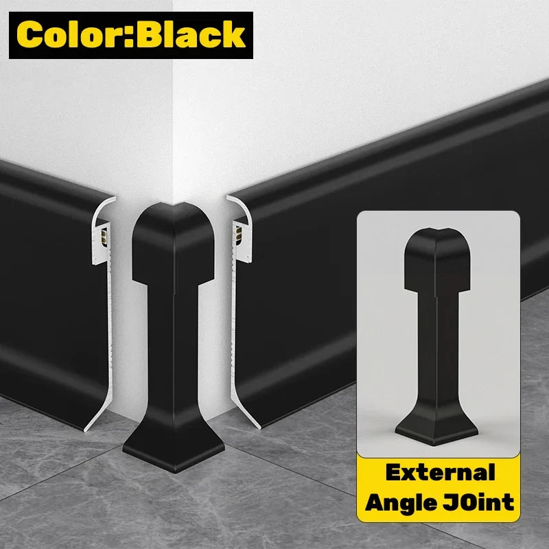 LED Skirting Line Aluminum Profile for Stylish Backlighting, Stair Lighting & Wall Trim