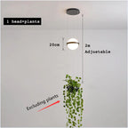 Modern Plant Chandeliers Nordic DIY Sky Garden LED Pendant Lamps Home Decor Fixtures