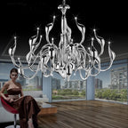 Swan Pendant Chandelier: Elegant European Style for Living Room, Bedroom, Restaurant