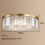 Crystal LED Ceiling Chandelier for Modern American Minimalist Décor