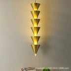 Nordic Tapered Multilayer Chandelier for Home LED Lighting Decor