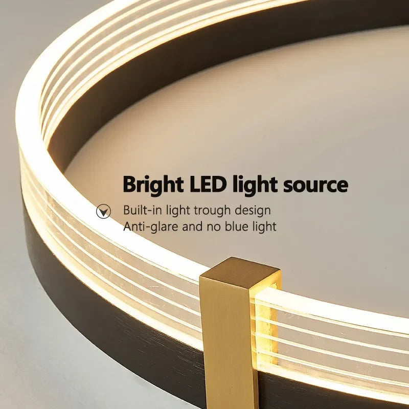 Luxury Ring Pendant Light for Modern Living Room, Bedroom, Dining Room décor