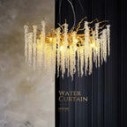 Romantic Crystal Chandelier for Living Room French Style