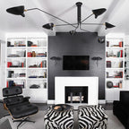 Spider Serge LED Pendant: Retro Industrial Duckbill Chandelier