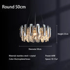 Crystal LED Chandelier: Modern Luxury Room Decor Pendant Light for Home, Bedroom, Restaurant & Ceiling