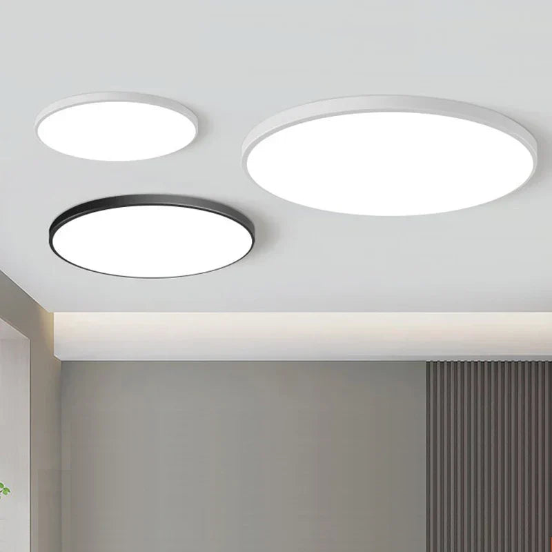 LED Round Ceiling Light Kitchen Living Room Bedroom Modern Thin Bathroom Lamp