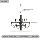 Modern LED Ceiling Chandelier for Luxury Home Decor
