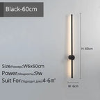 LED Strip Wall Lamp for Creative Staircase Aisle Background Wall Lights