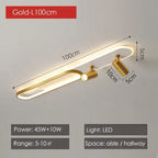 Modern LED Ceiling Lamps with Spotlight for Living Room & Kitchen