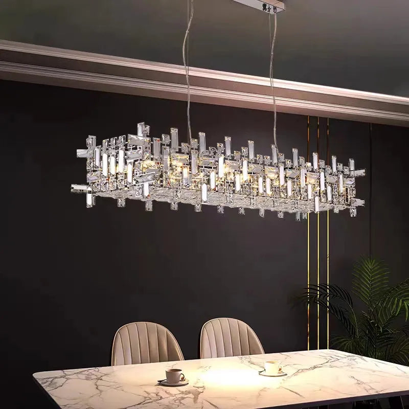 Crystal Chandelier: Luxury Modern Lighting for Living Room, Dining Room, Office, Villa