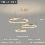 LED Ring Pendant Chandelier for Living Room Bedroom and Dining Room