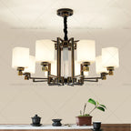 2024 New Duplex Villa Chandelier: High Jump Floor Hollow Lamps Lighting
