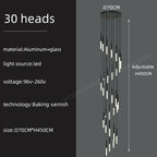 Minimalist Pendant Chandelier Ceiling Light for Living Room Stair Modern 2023