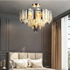 Crystal LED Ceiling Chandelier | Modern Luxury Lustres Pendant Light Fixture
