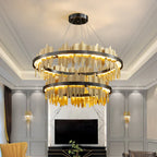 Modern Round LED Chandelier for Home Luxury Decor Lighting