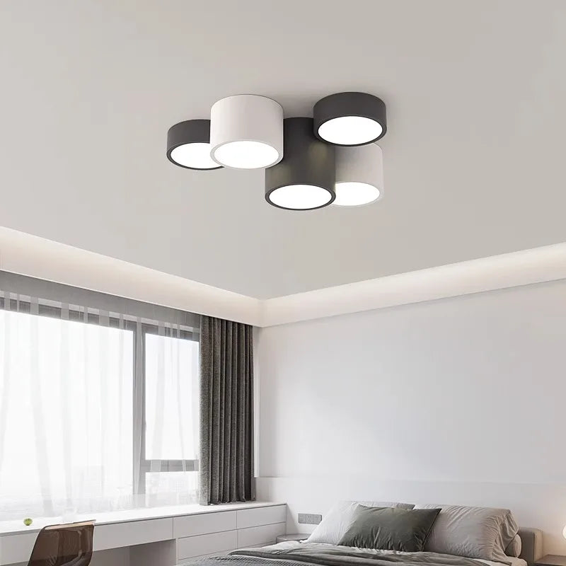 Cylinder LED Ceiling Lamp for Living Room and Bedroom Decor