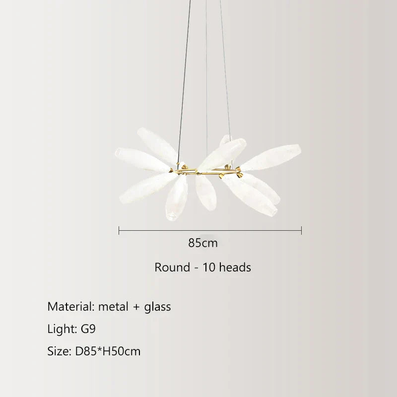 Elegant Glass LED Pendant Light for Living, Dining, Bedroom, Bar - Nordic Minimalist Design