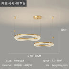 LED Ring Pendant Chandelier for Living Room Bedroom and Dining Room