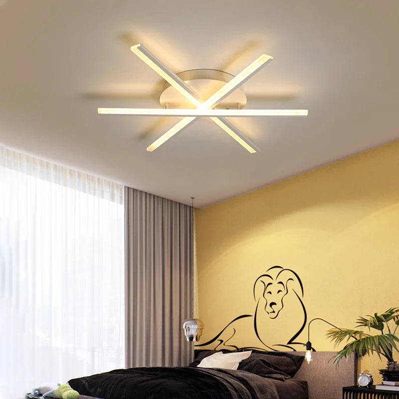 Modern LED Ceiling Chandelier Indoor Lighting for Living Room Bedroom, Lustre Lights