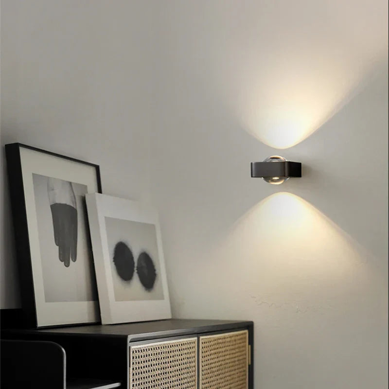Modern LED Wall Lamp: Designer Italian Bedroom & Living Room Atmosphere Lighting