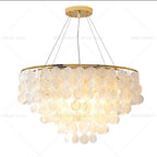 Nordic Shell Chandelier: Modern, Creative, & Luxurious Lighting for Living, Dining & Bedroom