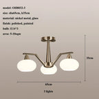 Modern Nickel LED Chandelier Light for Living, Dining, Bedroom - Luminaire