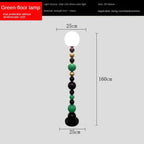 Colorful Glass Ball Floor Lamp for Living Room and Bedroom