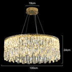 Crystal Chandelier: Luxury Bedroom & Living Room Lighting