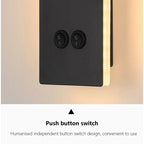 Rotatable Wall Lamp Black Bronze Modern Study LED Wall Sconce Reading Spotlights